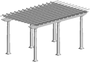 10' X 16' Pergola Kit sales and installation, New York, Long Island, Queens, Tri-State.