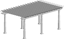 12' X 20' Pergola Kit sales and installation, New York, Long Island, Queens, Tri-State.