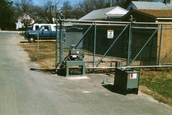 Commercial Chain Link Motorized Gates #2