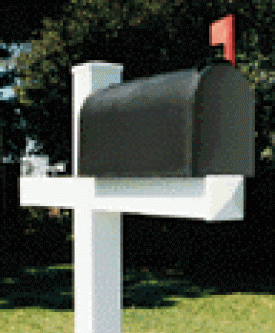 Standard PVC Post Mailbox Stand