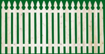101 Spaced Picket Fence Panels
