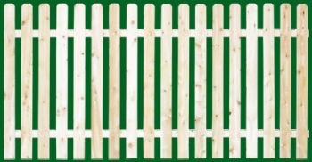 350 Spaced Picket Fence Panels
