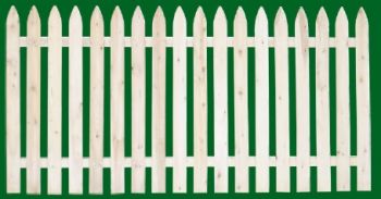 401 Spaced Picket Fence Panels