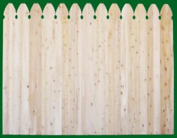 600 Solid Wood Fence Panels