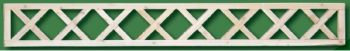 800-1 Criss Cross Wood Fence Toppers
