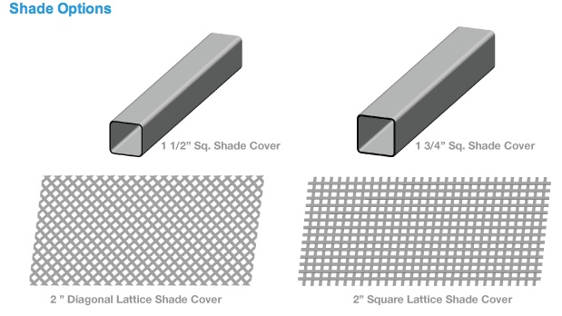 Vinyl Pergola Shade Options