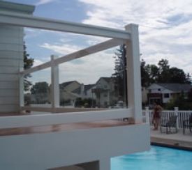 Glass PVC Railing