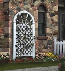 Nantucket PVC Wall Trellis