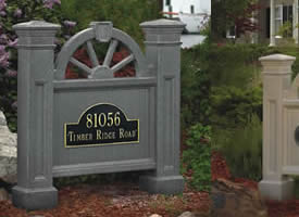 Winchester PVC Address Sign